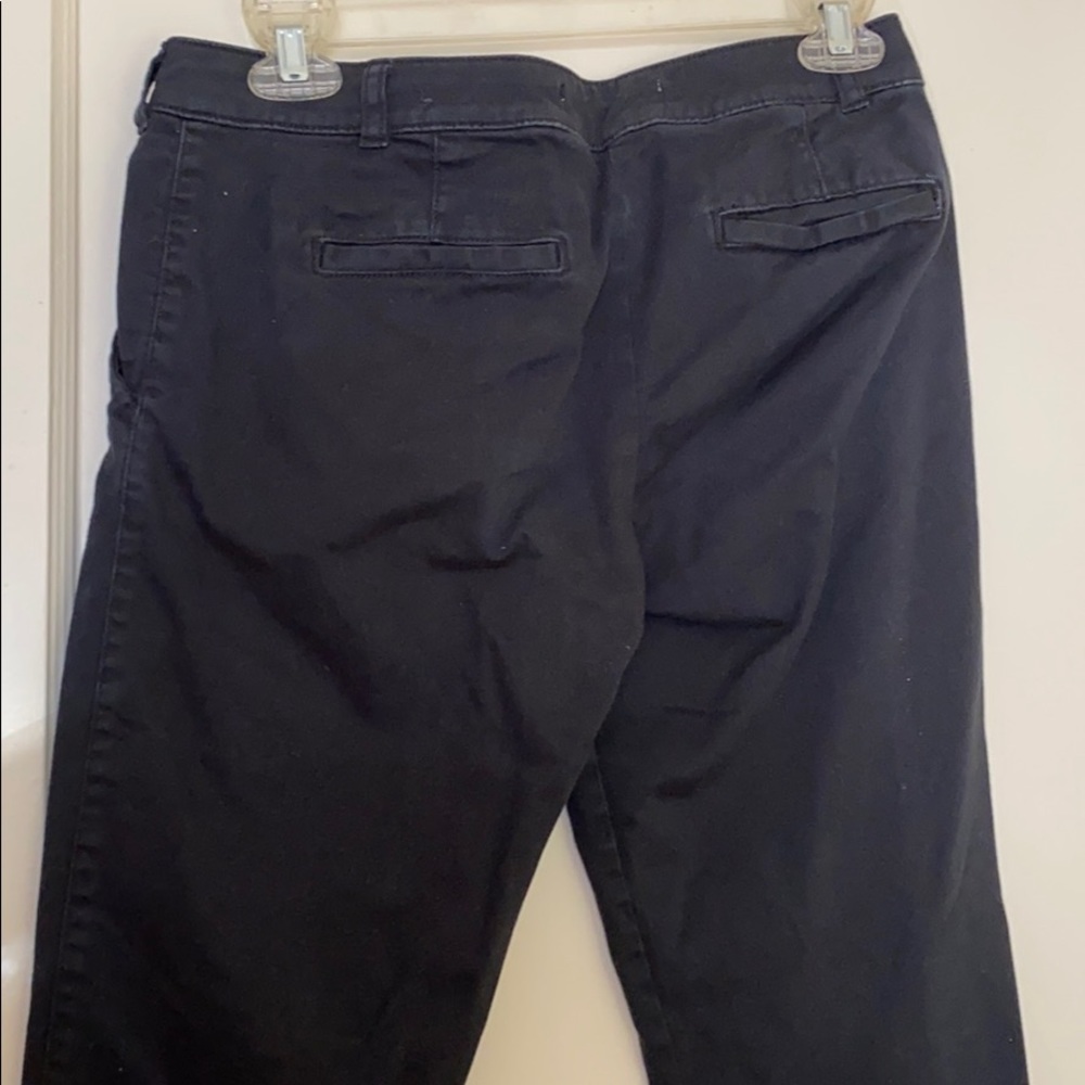 Abercrombie & Fitch navy slim ankle pants  size: 4 - Picture 6 of 11